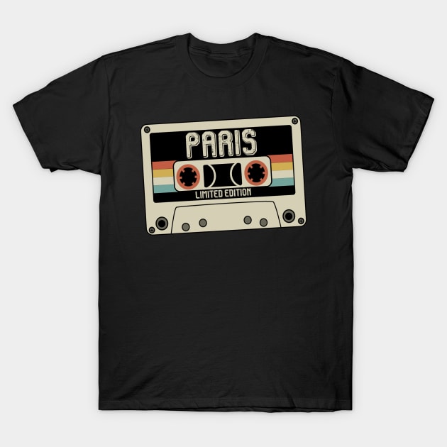 Paris - Limited Edition - Vintage Style T-Shirt by Debbie Art